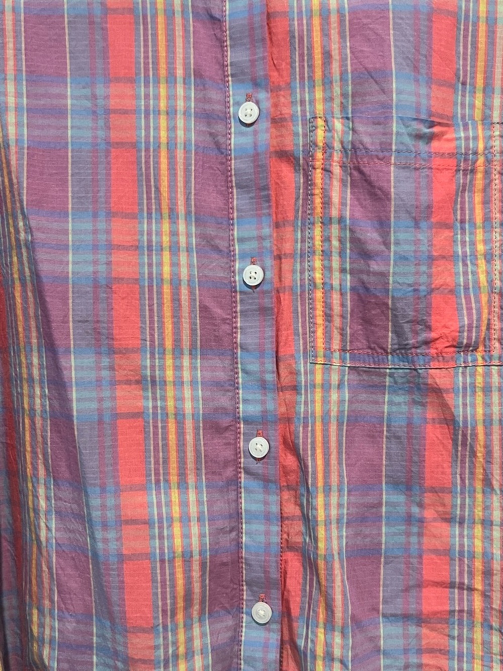 Jcrew Multicolor Plaid Button-Up Cotton Shirt - Picture 6 of 6
